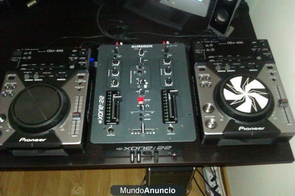 VENDO PIONEER CDJ 400 (2) O (1)