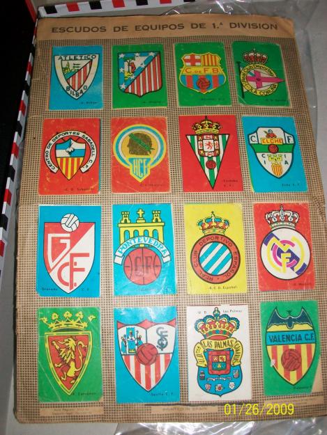 vendo cromos de ekipos completos liga 1966-67 editorial FHER