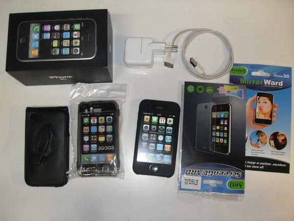 vendo IPHONE 3G 16GB + FUNDAS + CARGADOR COCHE