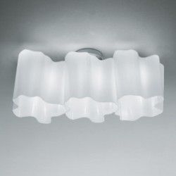 Artemide Logico soffitto mini 3 in linea difusor seda lúcido - iLamparas.com