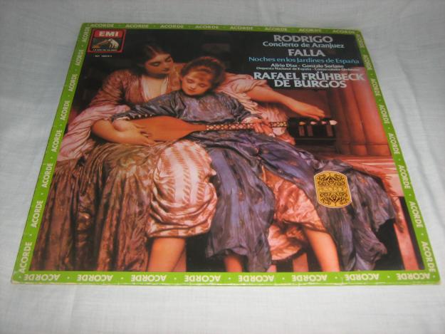 Vendo Vinilo Concierto de Aranjuez Joaquin Rodrigo Portada singular