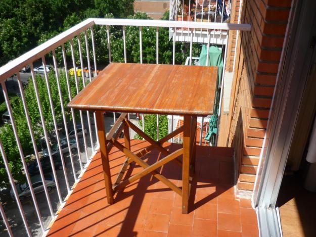 Mesa Plegable de madera maciza