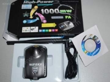 ANTENA USB  WIFISKY 1000MW REALTEK