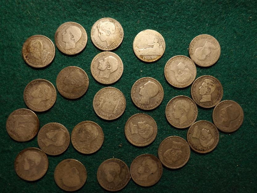 Pesetas de plata