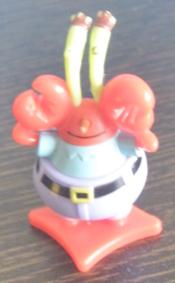 Don Cangrejo de Bob Esponja. Colección Huevos Kinder