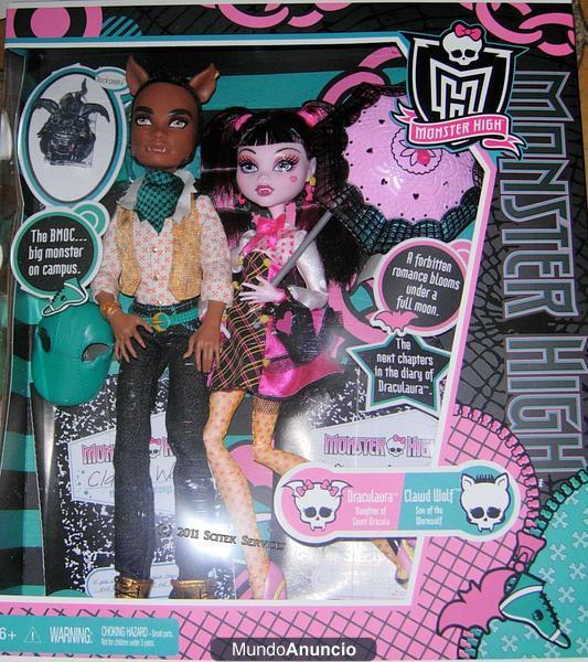 VENDO Monster High - Pack CLAWD WOLF+DRACULAURA - Granada