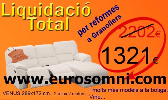 Outlet sofas en granollers.