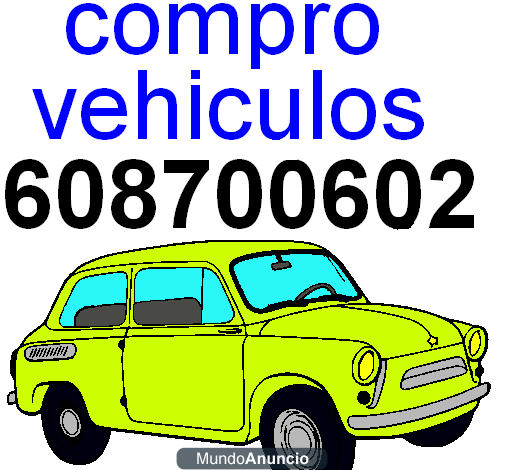 COMPRO COCHES Y FURGONETAS CON AVERIAS GOLPES TLF 608700602