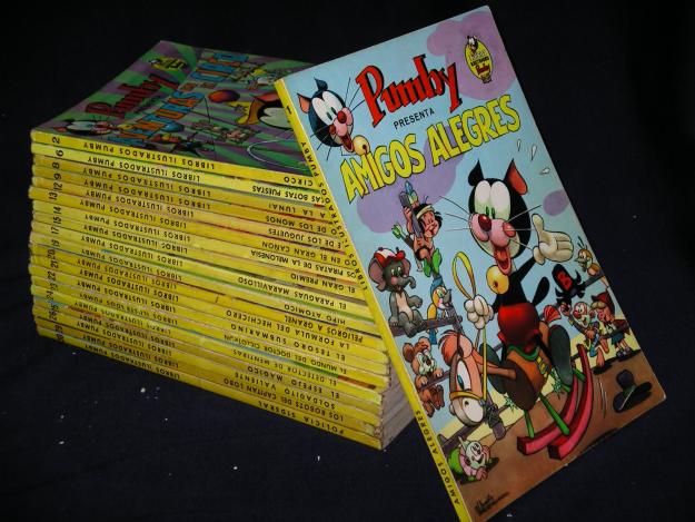 Vendo Libros Ilustrados Pumby, año 1967, impresionante estado