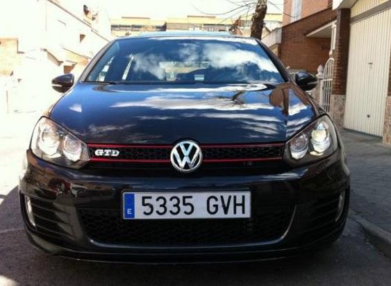 2010 Volkswagen Golf 2.0 tdi 170cv gtd negro