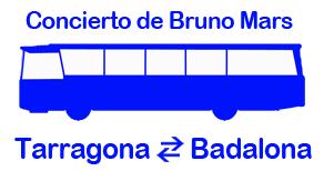 Autobús Tarragona - Bruno Mars, Badalona