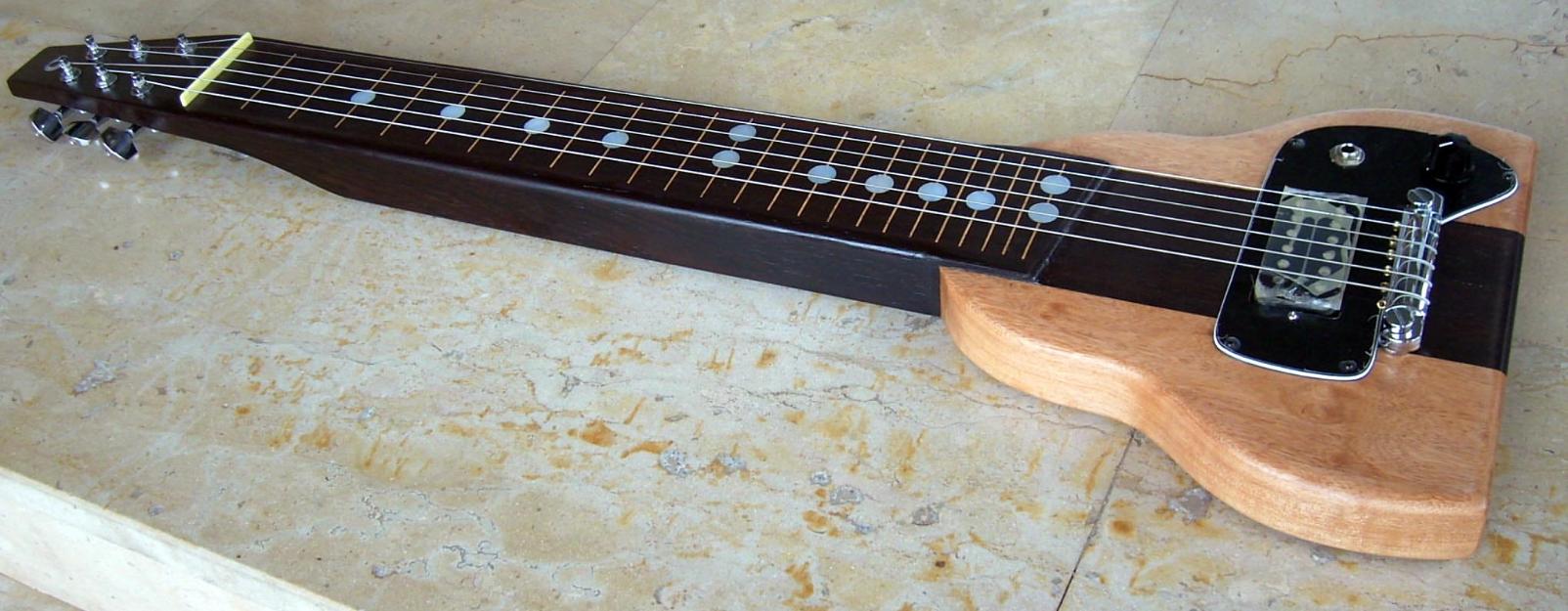 Lap Steel Wengé de luthier