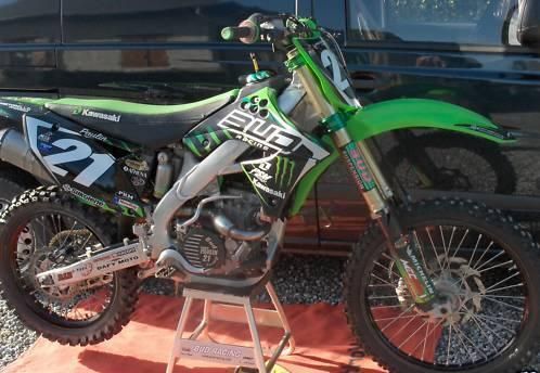 DONNE Motocross kxf 250 Bud Racing 