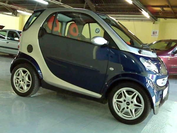 SMART smart SMART PASSION, azul/PLATA, año 2003 32.000km, Airbags laterales., 4500 eur., ABS Airbag Airbag acompañante A