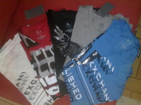 Camisetas de armani exchange