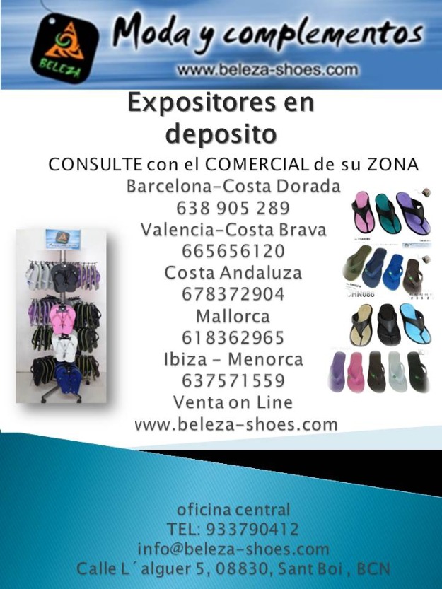 Deposito expositores de calzado - beleza shoes