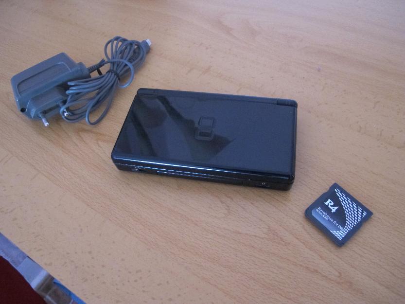 nintendo ds lite negra + 40 juegos a elegir