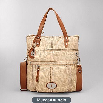 VENDO BOLSO FOSSIL BAG W MADDOX EMBSD LTHR FOLDOVR BEIGE ZB4819251