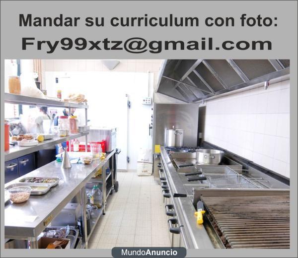 Busco ayundante de cocinera en Valencia