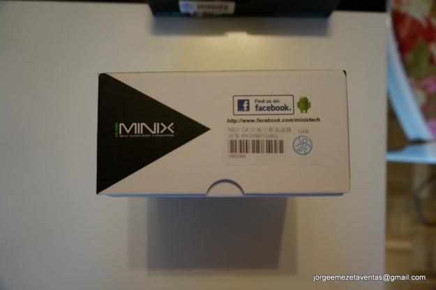 Minix neo G4+Mando con teclado y trackpad