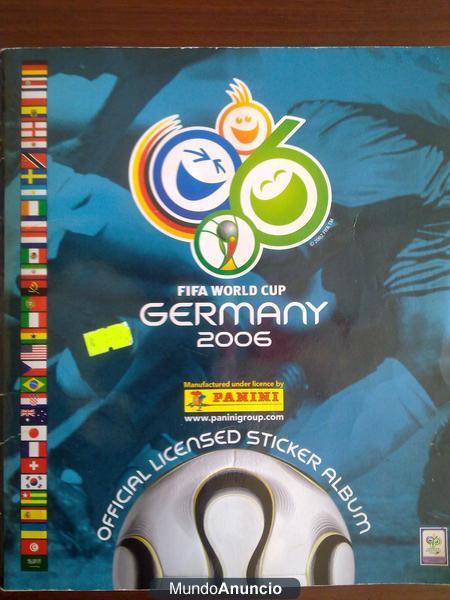 Vendo album oficial mundial Alemania 2006