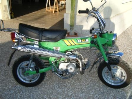 vendo hondax año 78 de 72c.c y bateria 6voltios