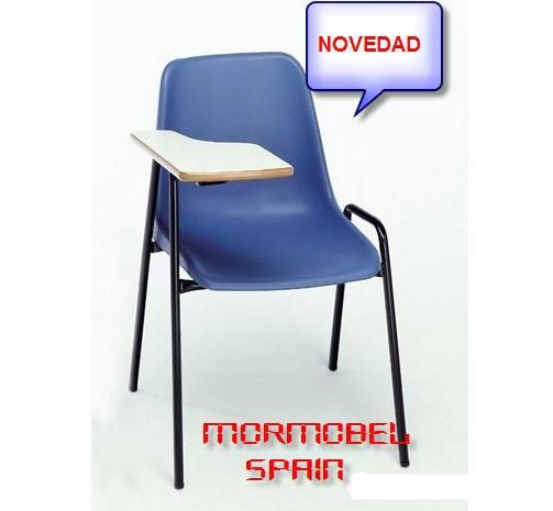 SILLA CON PALA DE ESCRITURA IDEAL AULAS Y CONVENCIONES