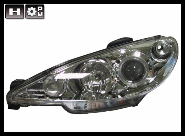 FAP0015  FAROS DELT. PEUGEOT 206 A.E. (UN ARO)