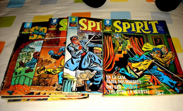 spirit - lote  8 ejemplares - garbo-  will eisner - 1973