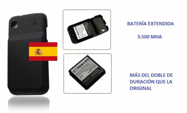 Batería Samsung Galaxy S DOBLE CAPACIDAD 3.500 mah