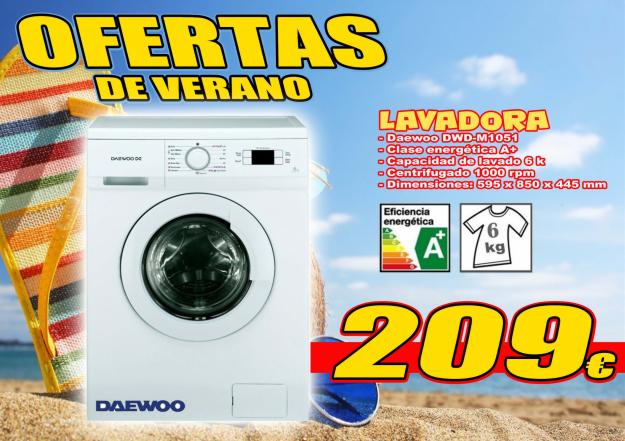 Lavadoras en oferta - promoción verano 2013-