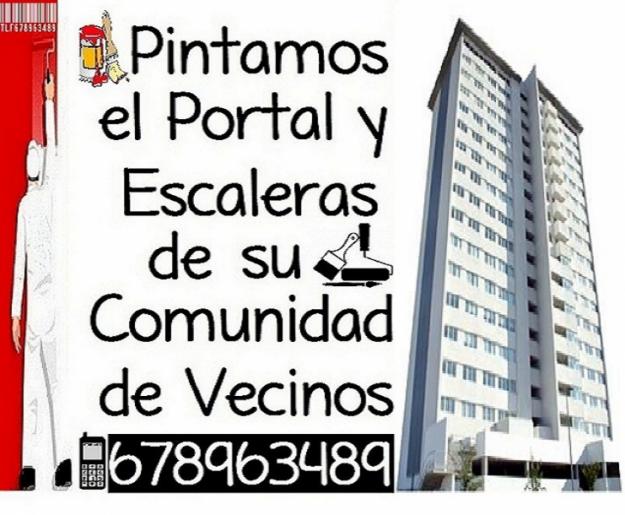 Pintamos comunidades de vecinos en Madrid