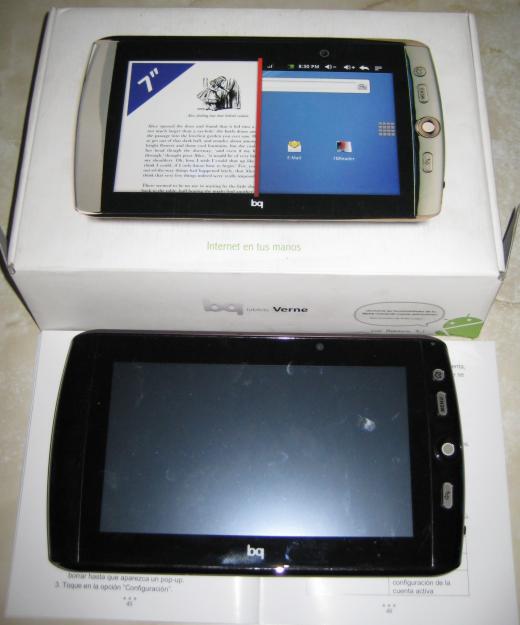 SE VENDE TABLET  bq Verne de 7 pulgadas sin uso (nueva)