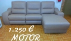 Sofa chaiselongue motor modelo castello fabricante nacional a estrenar - mejor precio | unprecio.es