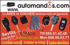 Reparación y copias de mandos y llaves de coches - automandos