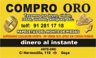 COMPRO ORO EN MADRID,PAGO 23 EUROS GRAMO.MAXIMA TASACION.DINERO AL INSTANTE - mejor precio | unprecio.es