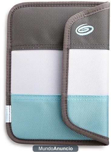 Timbuk2 Envelope Sleeve - Funda blanda para Kindle, color gris, blanco y azul muy claro