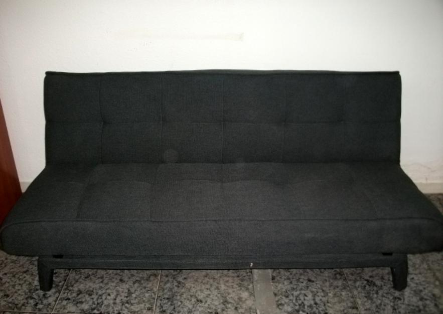 Sofá cama negro