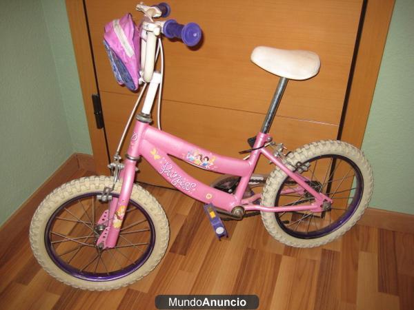 Bicicleta Barbie para niños