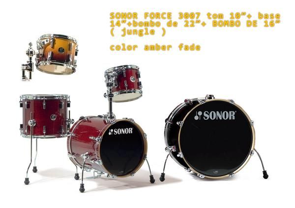 BATERIA SONOR FORCE 3007 + YAMAHA DTX PRESS 3