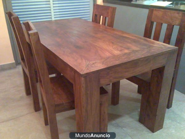 Mesa comedor + 4 sillas