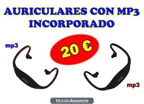 Vendo Auriculares deportivos con MP3 incorporado