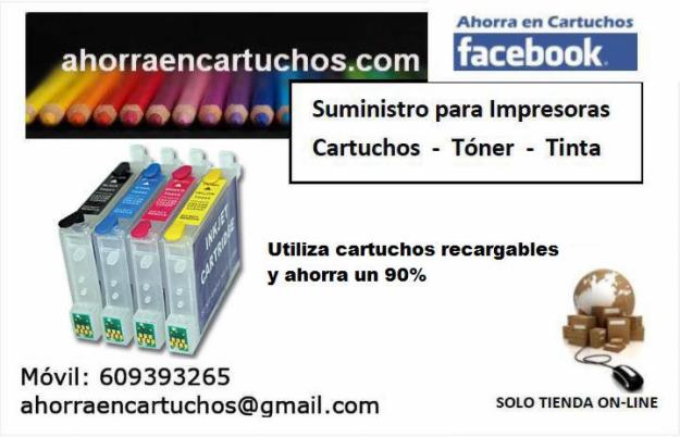 CARTUCHOS RECARGABLES (EPSON-CANON-BROTHER-HP) AHORRATE HASTA UN 90%