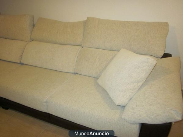 Sofa cheslonge practicamente nuevo