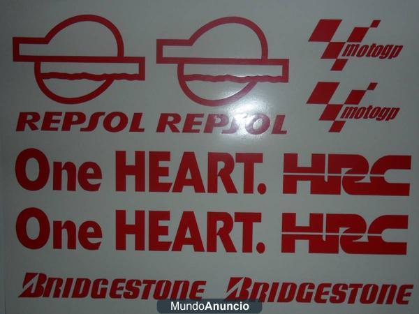 kit pegatina honda moto gp 2012 sticker adhesivo vinilo personalizado