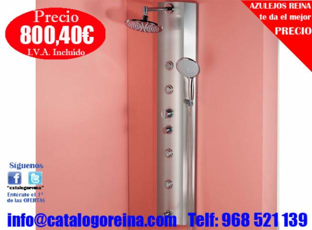 Columna Hidromasaje EGEO 140x25 Inox  en Barcelona