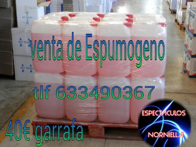 espumogeno homologado fiestas de la espuma