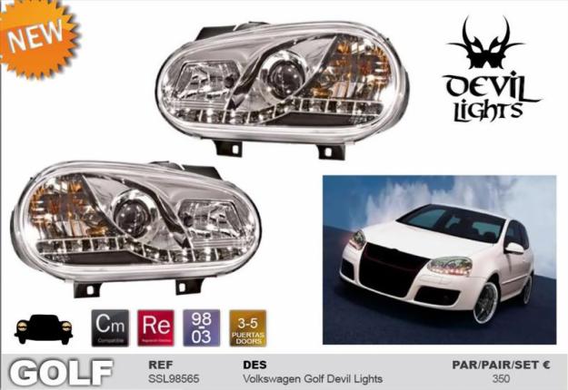 FAROS DEVIL LIGHTS VW GOLF (1998 AL 2003)