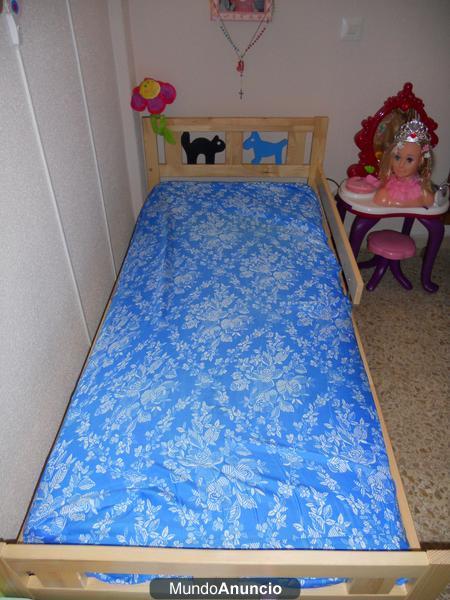 Vendo cama infantil con colchón