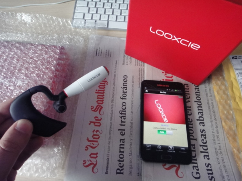 LOOXCIE Cámara Inalámbrica Remota Bluetooth 3G Iphone Android Comparte Youtube